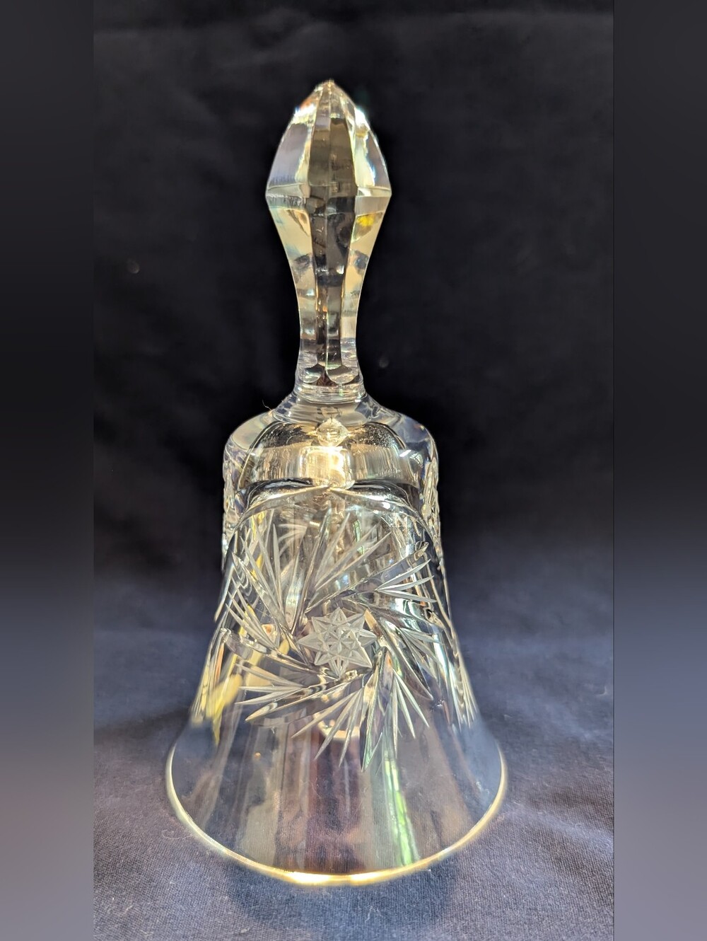 Bohemian Czech Crystal Bell